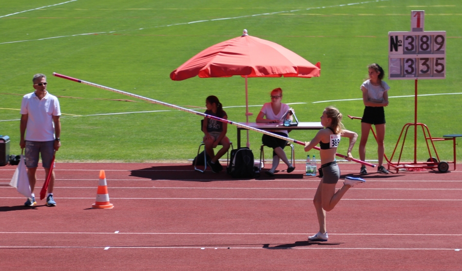 Linda Grabenmeier in Schweinfurt. Linda Grabenmeier in Schweinfurt.