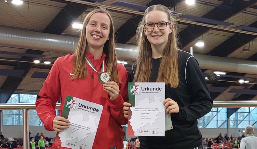 Annika Straub (links) und Antonia Böttiger. Annika Straub (links) und Antonia Böttiger.