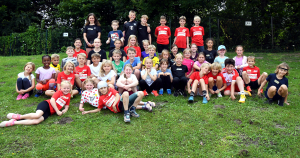 So viele Kinder wie noch nie waren diesmal bei der Ferienfreizeit des LAZ Soest dabei. Foto: Bottin|||