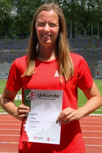 Annika Straub zum achten Platz 