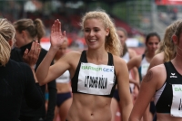 Schnell über 400 Meter: Laura Voß bei der DM in Kassel.