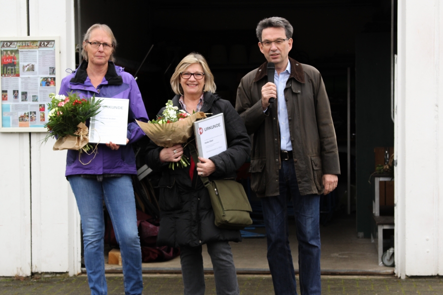 Heidrun Gruber (links), Heike Eikel und Eckhard Ruthemeyer. Heidrun Gruber (links), Heike Eikel und Eckhard Ruthemeyer.