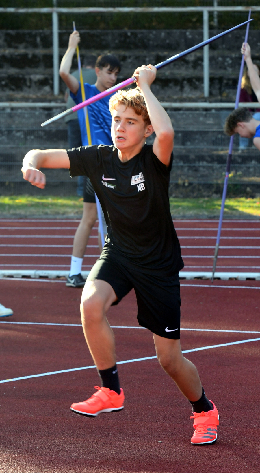 33,60 Meter im Speerwurf und Platz zwei in Bielefeld: U14-Sportler Michel Bottin vom LAZ Soest. Foto: Bottin