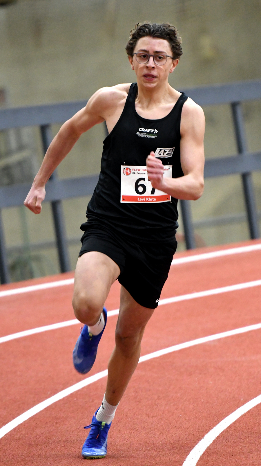 U20-Sprinter Levi Klute vom LAZ Soest erzielte mit 23,66 Sekunden eine neue persönliche 200-Meter-Bestzeit. Foto: Bottin U20-Sprinter Levi Klute vom LAZ Soest erzielte mit 23,66 Sekunden eine neue persönliche 200-Meter-Bestzeit. Foto: Bottin
