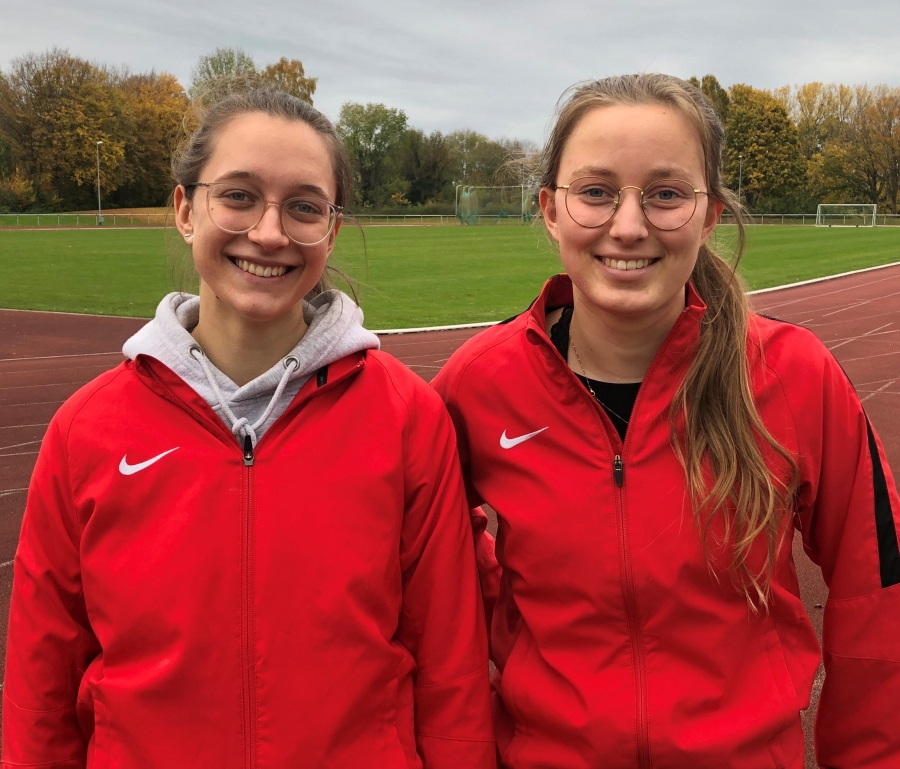 Christin Kummetat (links) und Luisa Noll. Christin Kummetat (links) und Luisa Noll.