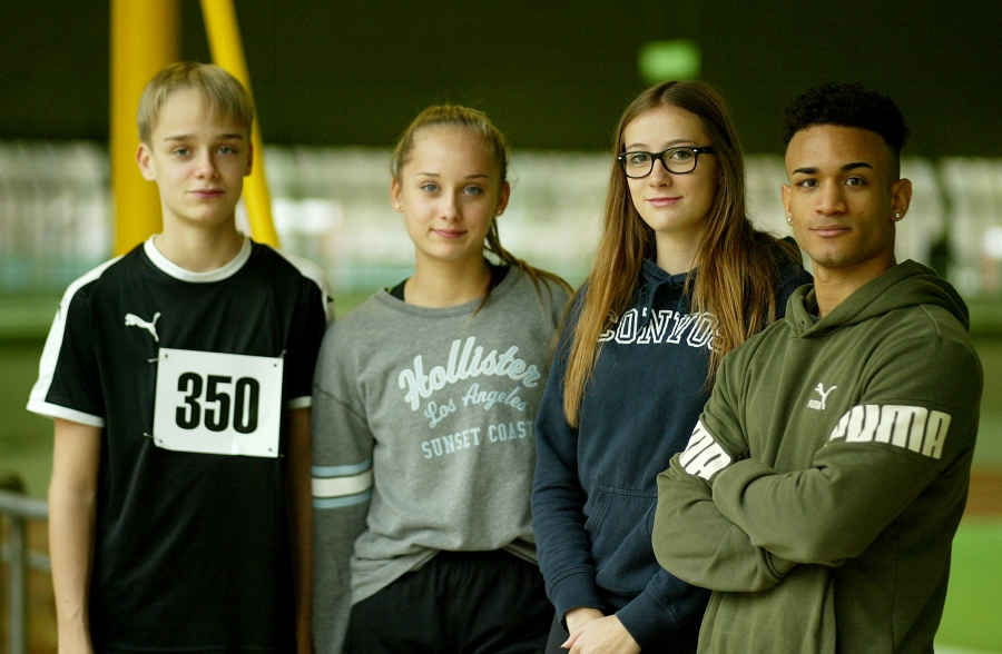 Nils Klee, Maleen Klee, Lara Büttner und Carlos Bone Padilla (von links). Nils Klee, Maleen Klee, Lara Büttner und Carlos Bone Padilla (von links).