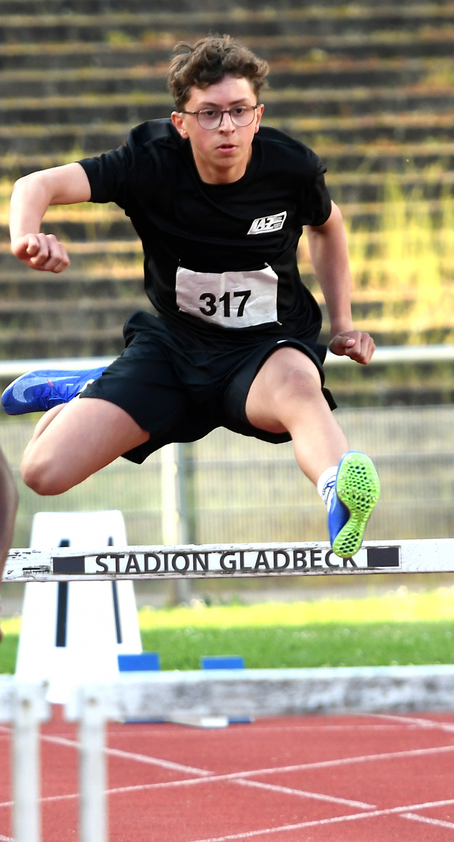 16,83 Sekunden über 110-Meter-Hürden: U18-Sportler Levi Klute. Foto: Bottin 16,83 Sekunden über 110-Meter-Hürden: U18-Sportler Levi Klute. Foto: Bottin