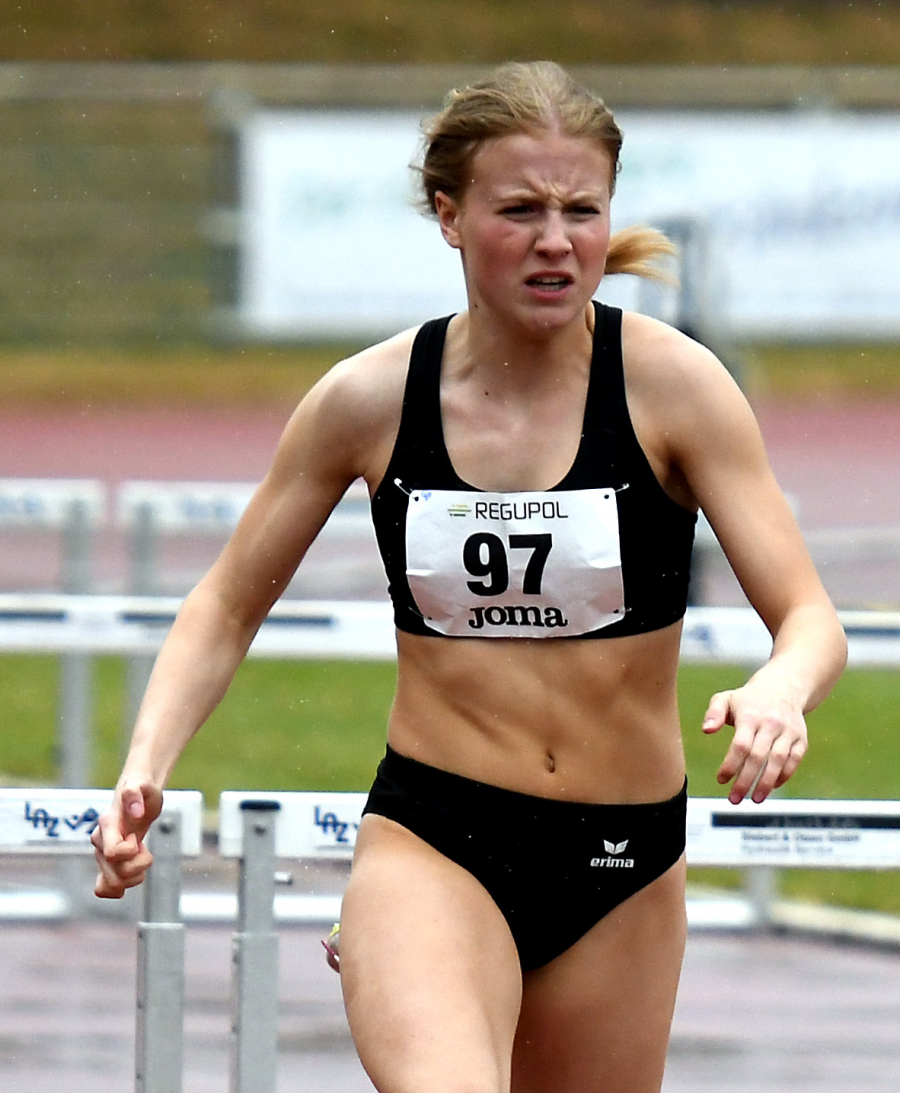 Maja Bolinger vom LAZ Soest überzeugte bei der EYOF-U18-Gala in Wetzlar mit einer starken 200-Meter-Bestzeit. Foto: Bottin Maja Bolinger vom LAZ Soest überzeugte bei der EYOF-U18-Gala in Wetzlar mit einer starken 200-Meter-Bestzeit. Foto: Bottin