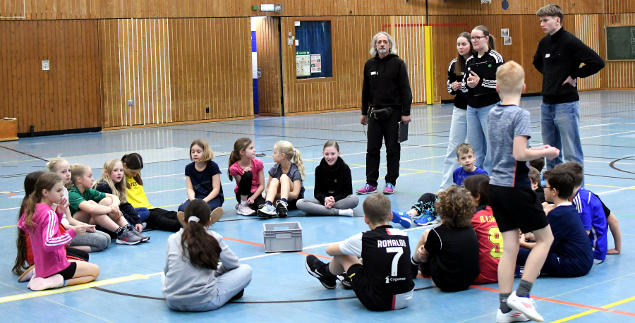Talentsichtung am Conrad von Soest Gymnasium. Foto: Bottin