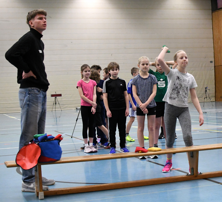 Talentsichtung am Conrad von Soest Gymnasium. Foto: Bottin