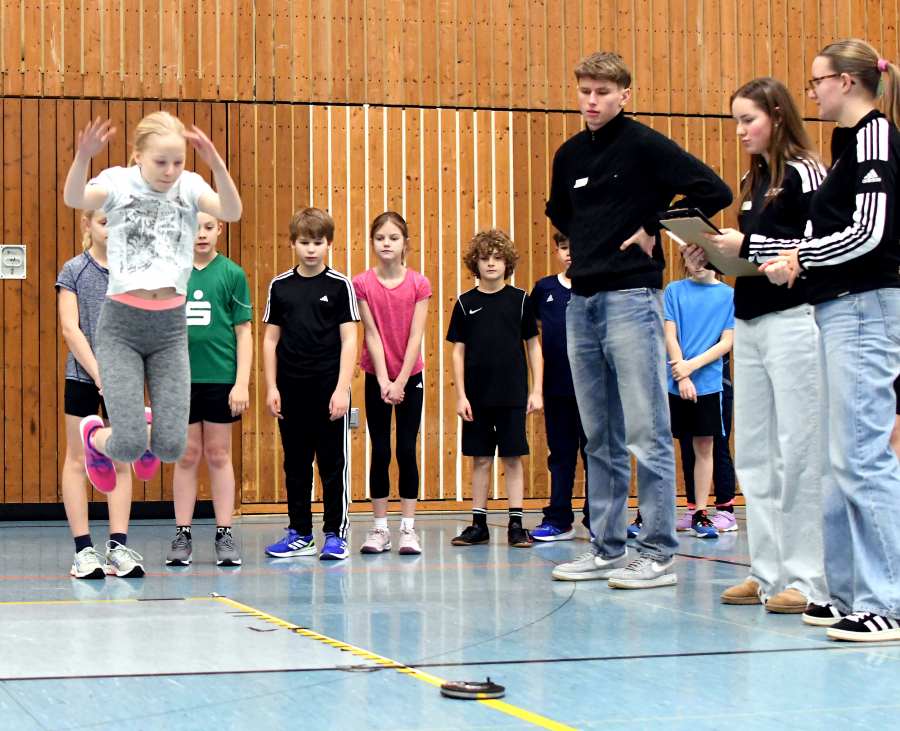 Talentsichtung am Conrad von Soest Gymnasium. Foto: Bottin