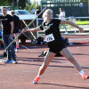 30 Meter im Visier: U20-Athletin Mia Vollmer vom LAZ Soest startet bei den Westfalenmeisterschaften I in Dortmund mit guten Medaillenchancen. Foto: Bottin|||
