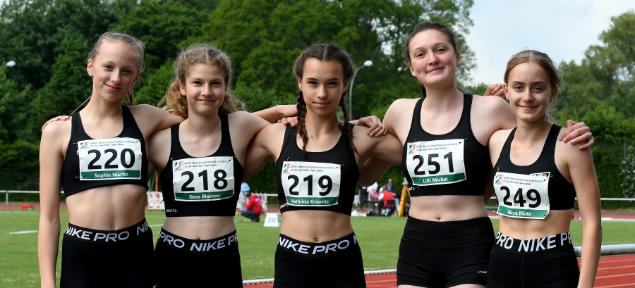 von links: Sophie Martin, Gesa Blesken, Mathilda Grienitz, Lilli Michel und Maya Klute. von links: Sophie Martin, Gesa Blesken, Mathilda Grienitz, Lilli Michel und Maya Klute.